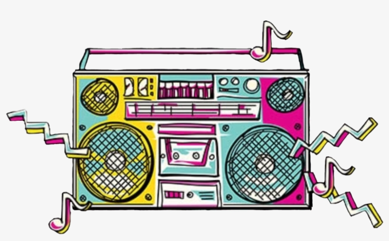 Магнитофон Бумбокс из 90х