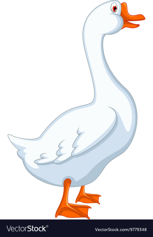 Гусь для малышей мультяшный