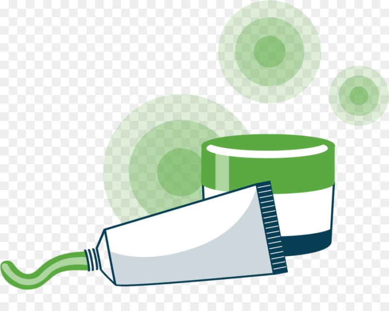 Мазь на белом фоне