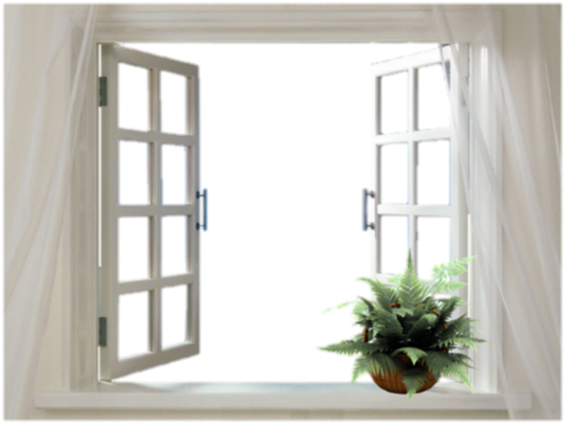 Открытое окно