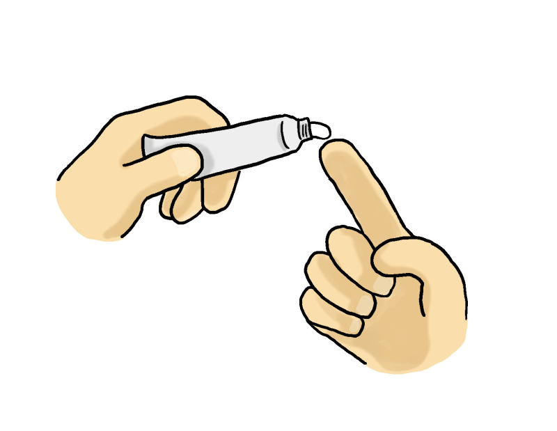 Мазь на прозрачном фоне