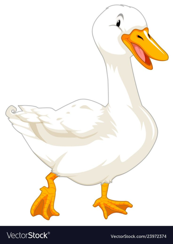 Гусь мультяшный