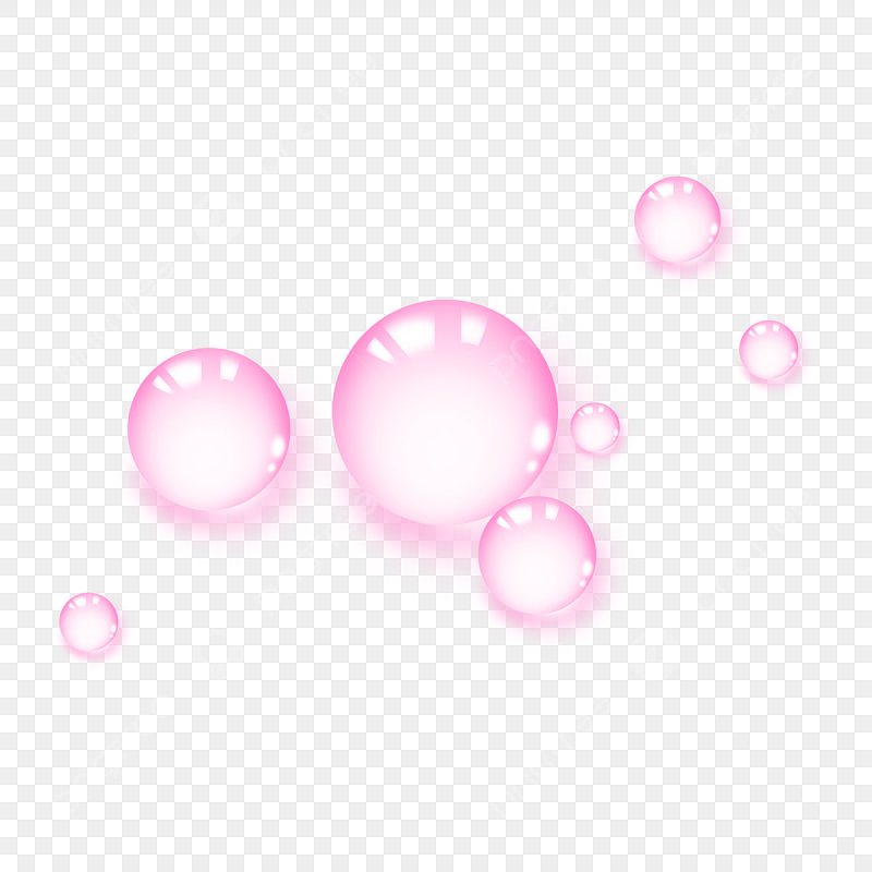 Мыльные пузыри на розовом фоне