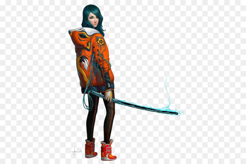 Киберпанк персонажи без фона