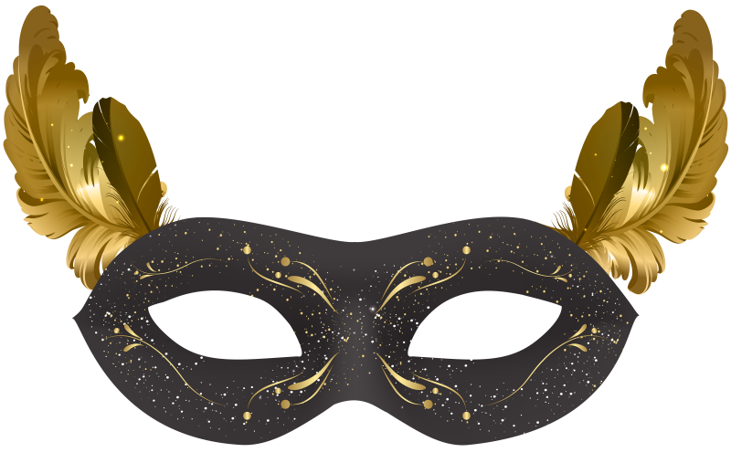 Прозрачная карнавальная маска