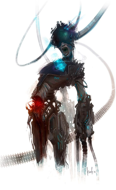 Киберпанк арт