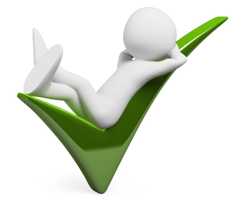 Человечек с галочкой