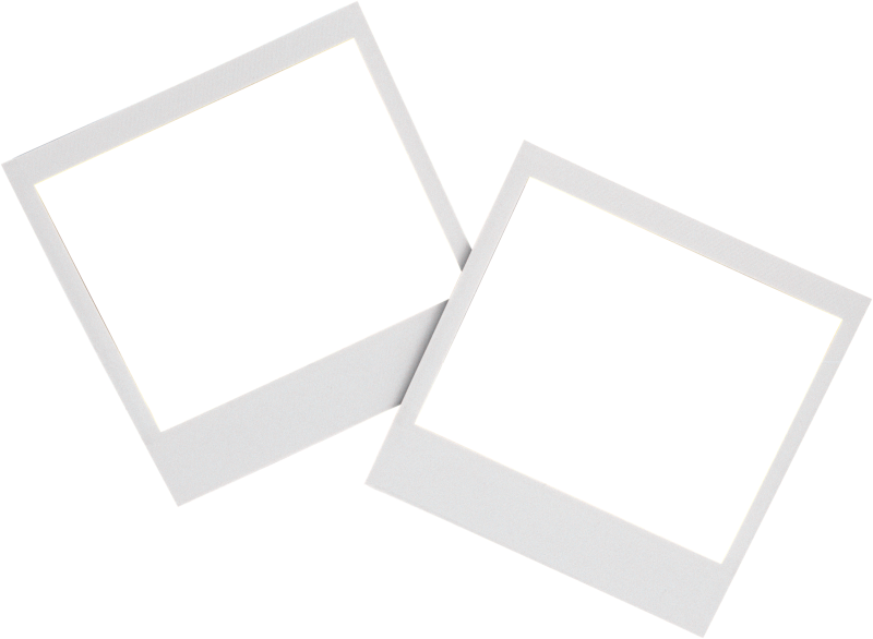 Белая рамка полароид для фотошопа