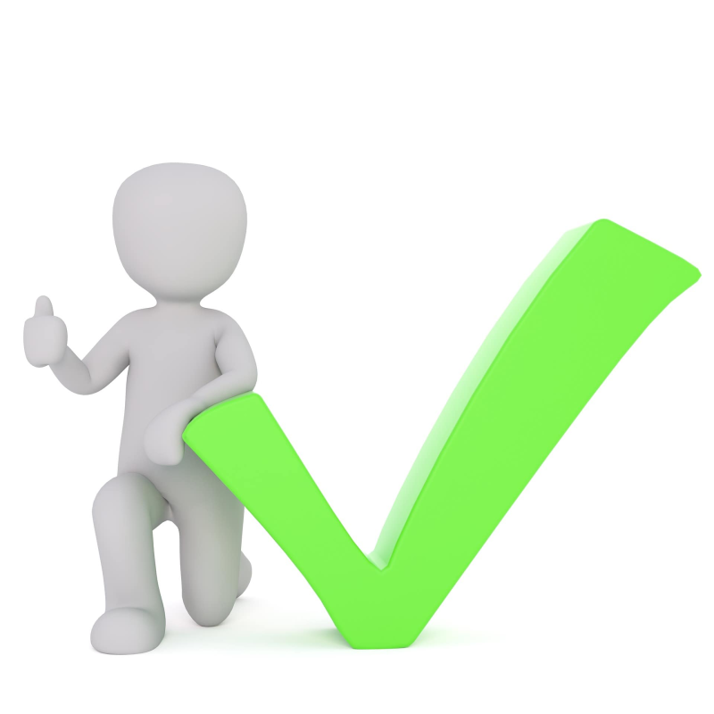 Человечек с галочкой