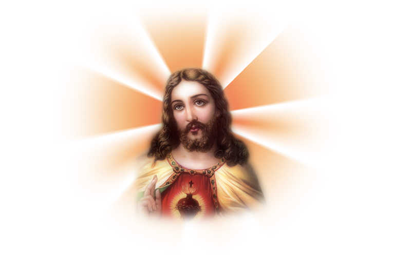 Бог на прозрачном фоне