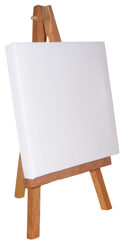 Мольберт на прозрачном фоне