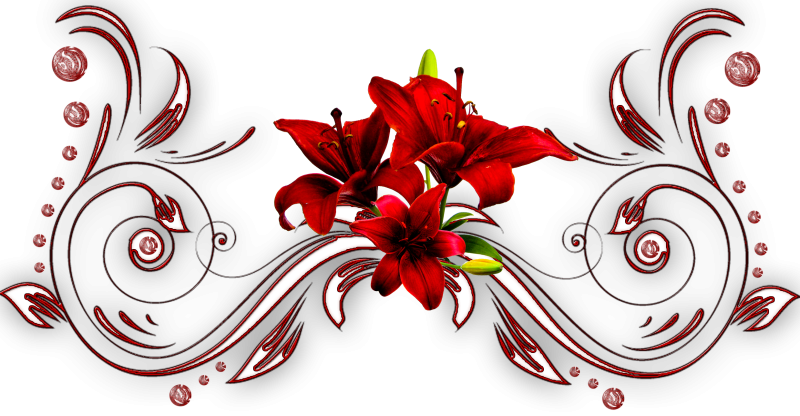 Красивый цветочный орнамент