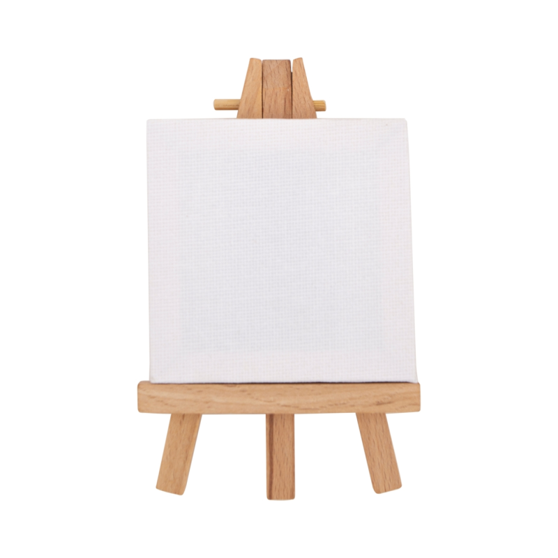 «Сонет» мини-мольберт 12см + мини-холст 7х7см