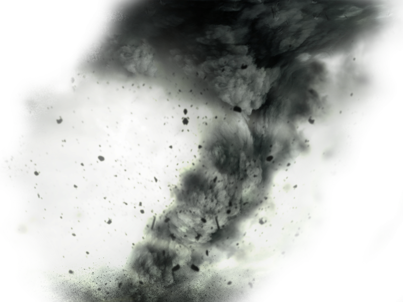 Ураган на белом фоне