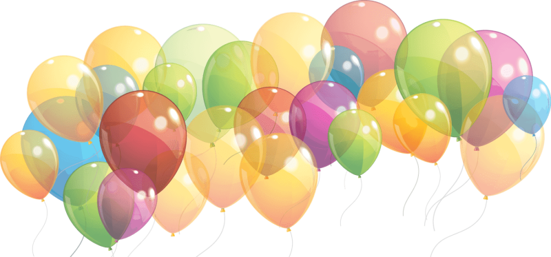 Шарики на прозрачном фоне для фотошопа