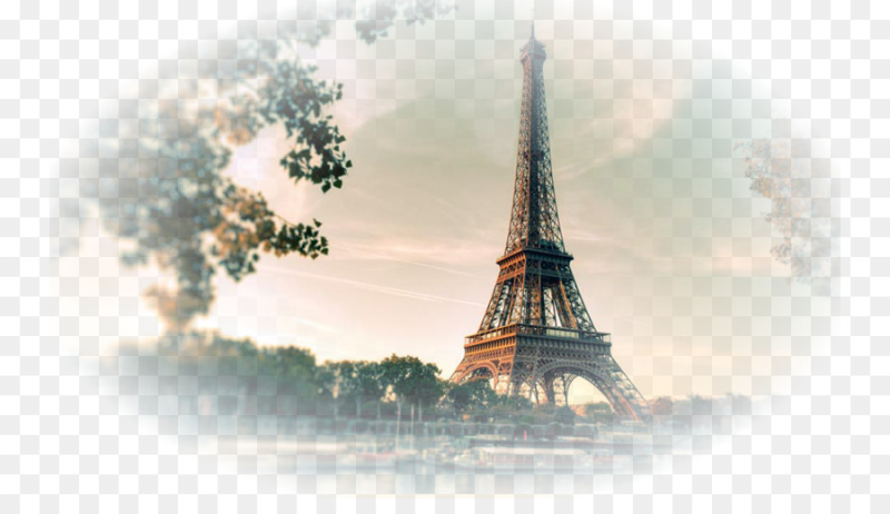 Париж на прозрачном фоне для фотошопа