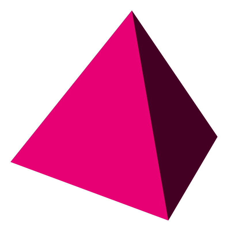 Тетраэдр 3д