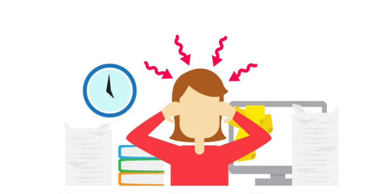 Стресс иллюстрации