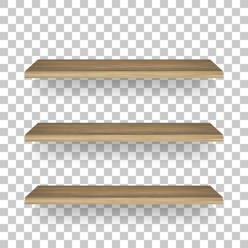 Полочки без фона