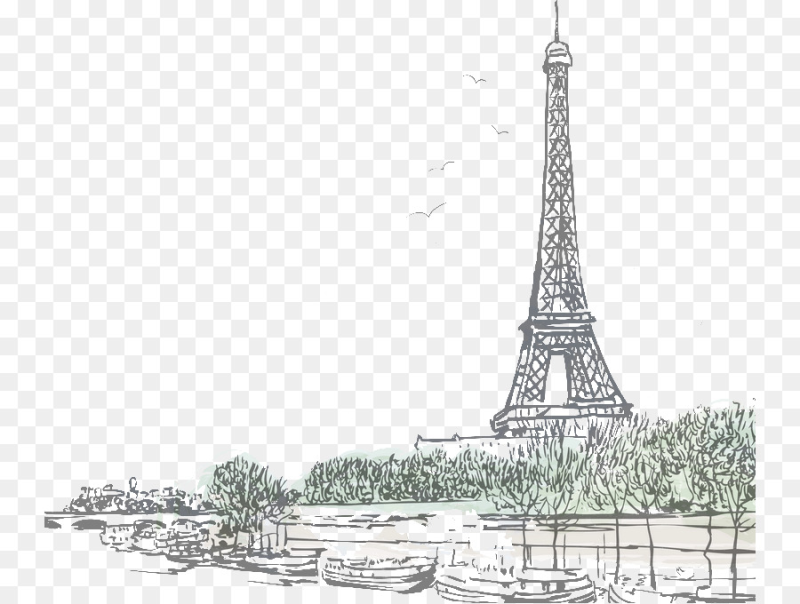 Франция эльфивая башня рисунок
