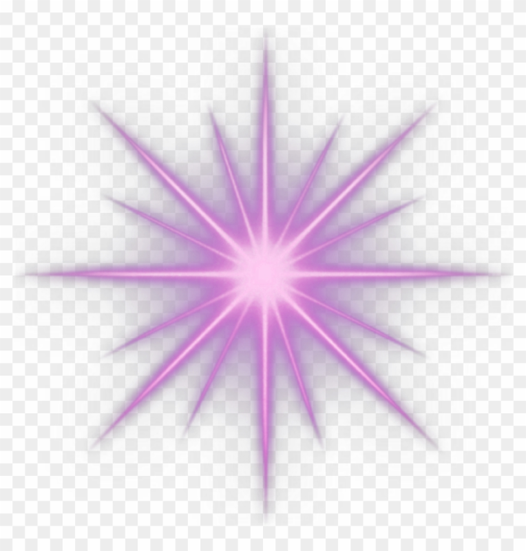 Сияющая звезда на прозрачном фоне