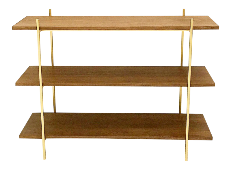 Деревянная полка на прозрачном фоне