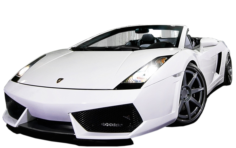 Автомобиль на белом фоне