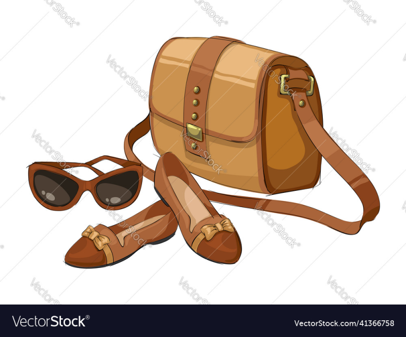 Аксессуары на прозрачном фоне