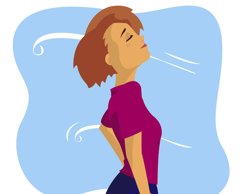 Дыхание иллюстрация