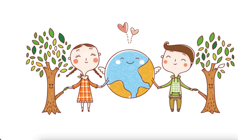 Экология для детей на прозрачном фоне