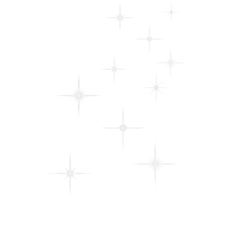 Блеск звезды на прозрачном фоне