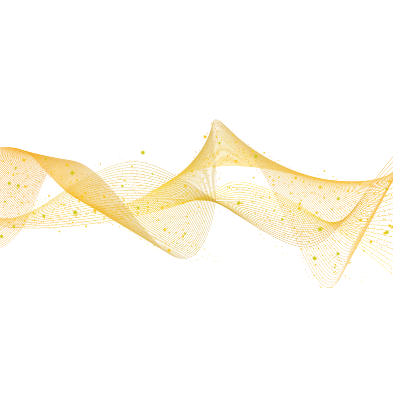 Плавные золотые линии
