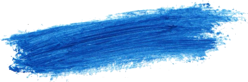 Синие мазки краски
