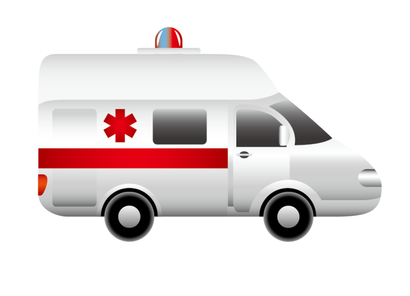 Машина скорой помощи вектор