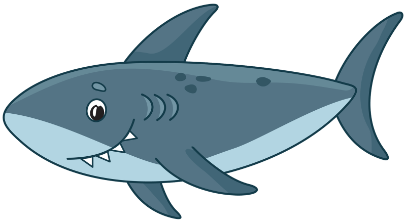 Акула рисунок