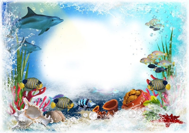 Рамка морская тема