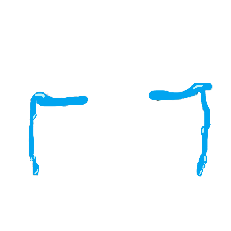 Слезки на прозрачном фоне