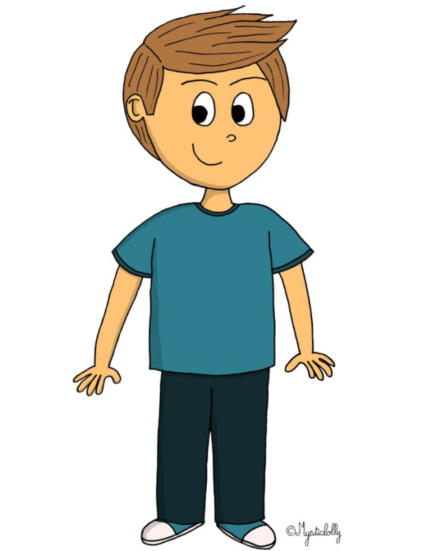 Мультяшный человек