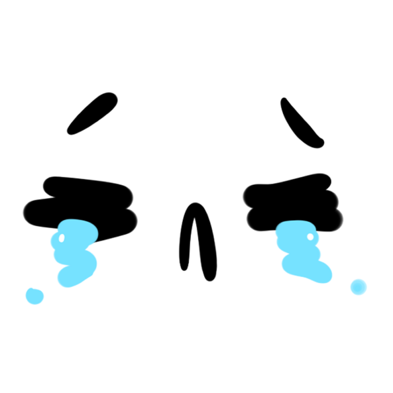 Плачущий глаз без фона