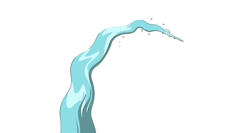 Слезки на прозрачном фоне