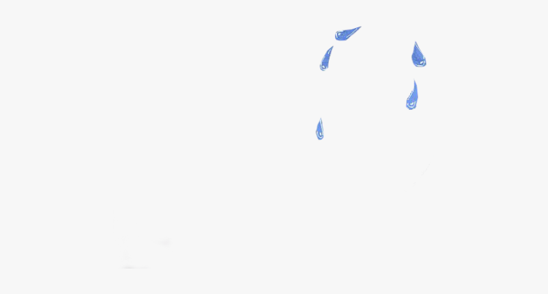 Слезки на прозрачном фоне