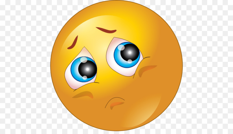 Грустный смайлик