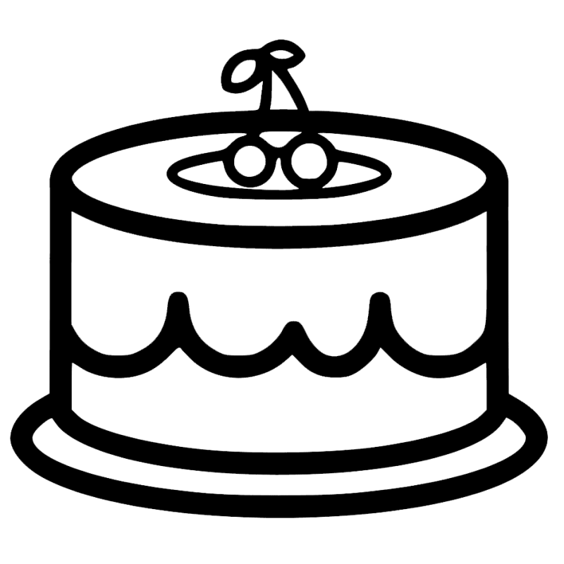 Торт рисунок