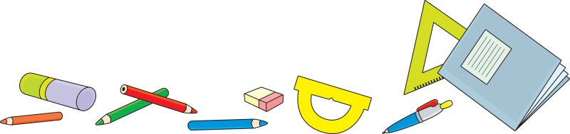 Школьные принадлежности картинки на прозрачном фоне