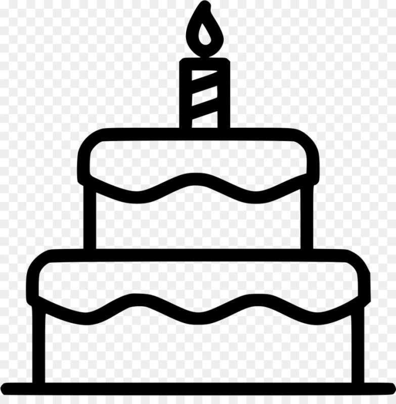 Векторное изображение торта