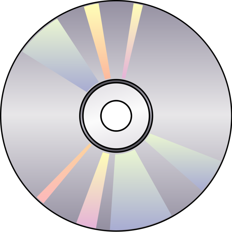 Прозрачный CD диск