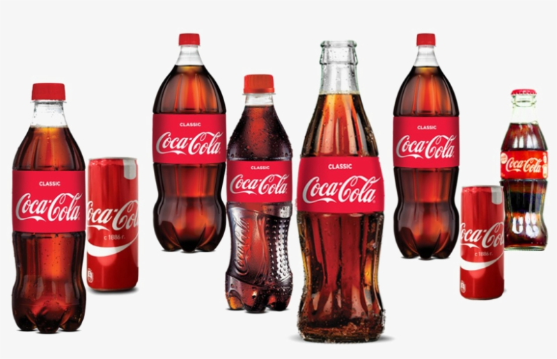 Кока кола на прозрачном фоне