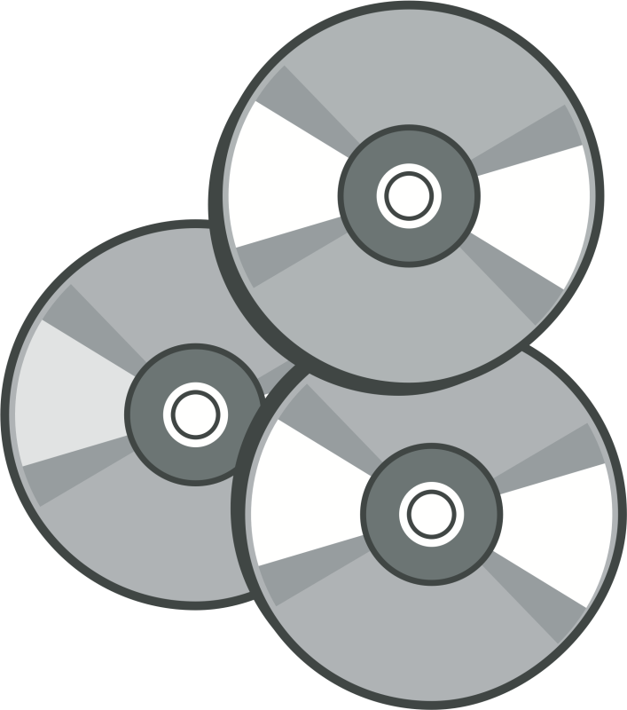 Нарисованный DVD диск