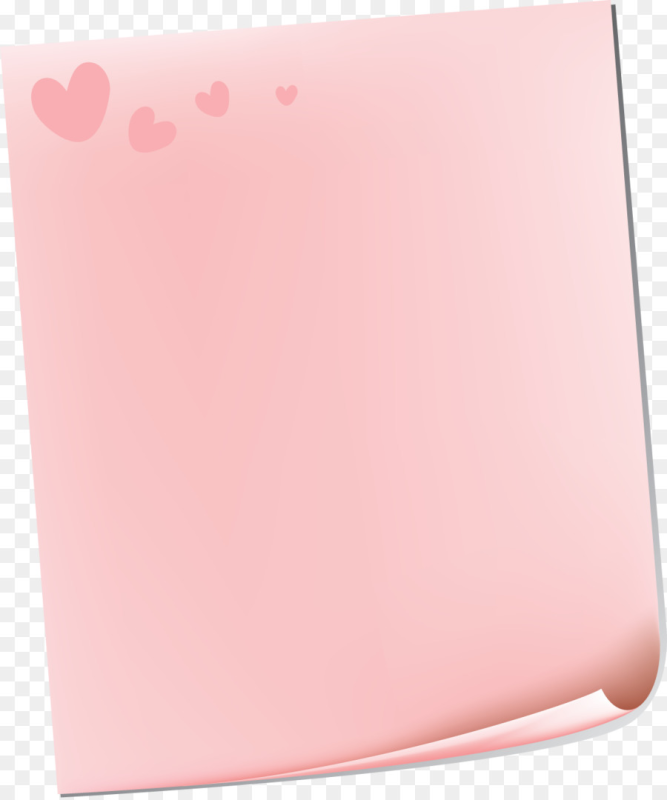 Розовый лист