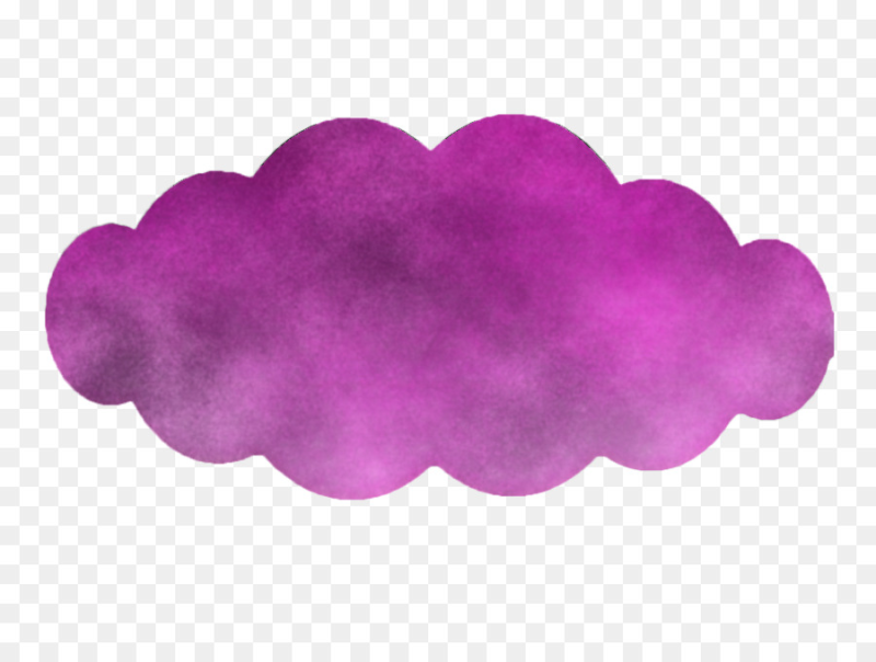Сиреневые облака на прозрачном фоне